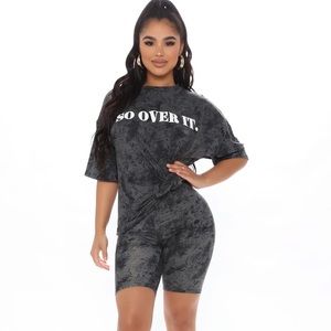 Over it Fashion Nova Set